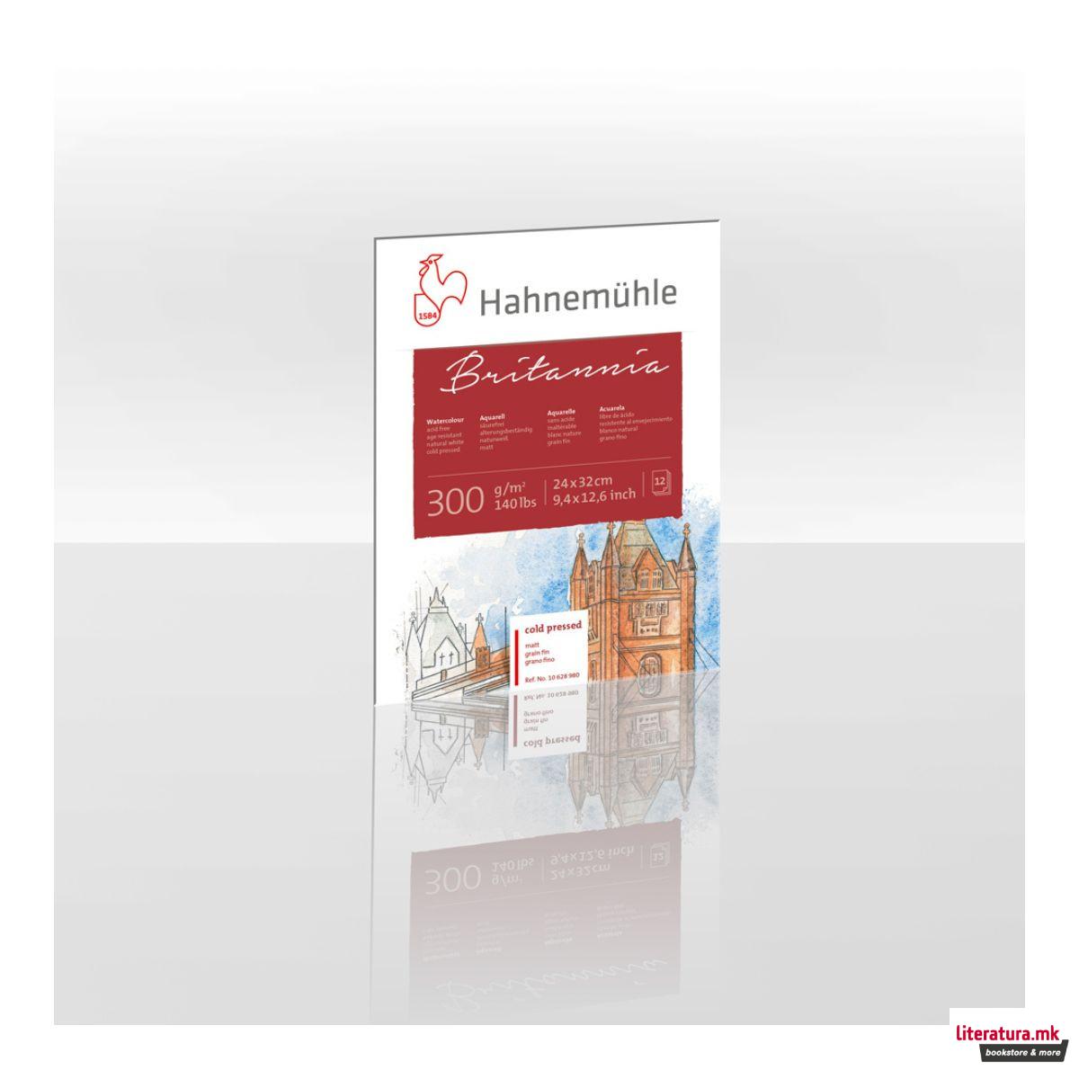 Блок, Britannia, 300 g/cm², 24 x 32 cm, ладно пресуван 