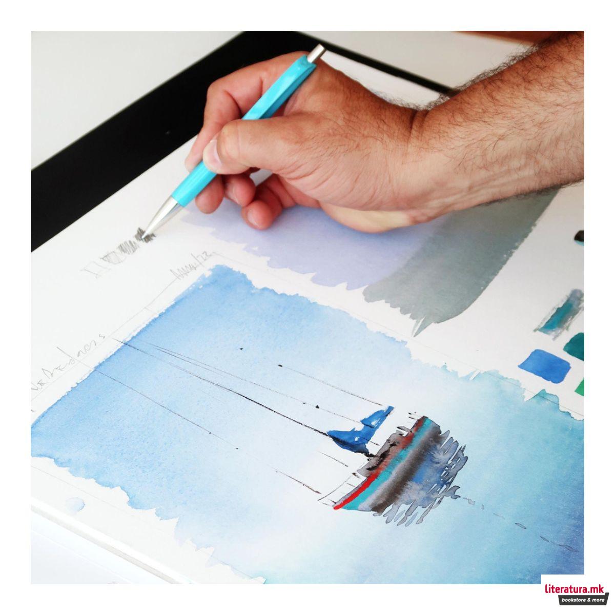 Блок, Britannia, 300 g/cm², 24 x 32 cm, груба хартија 