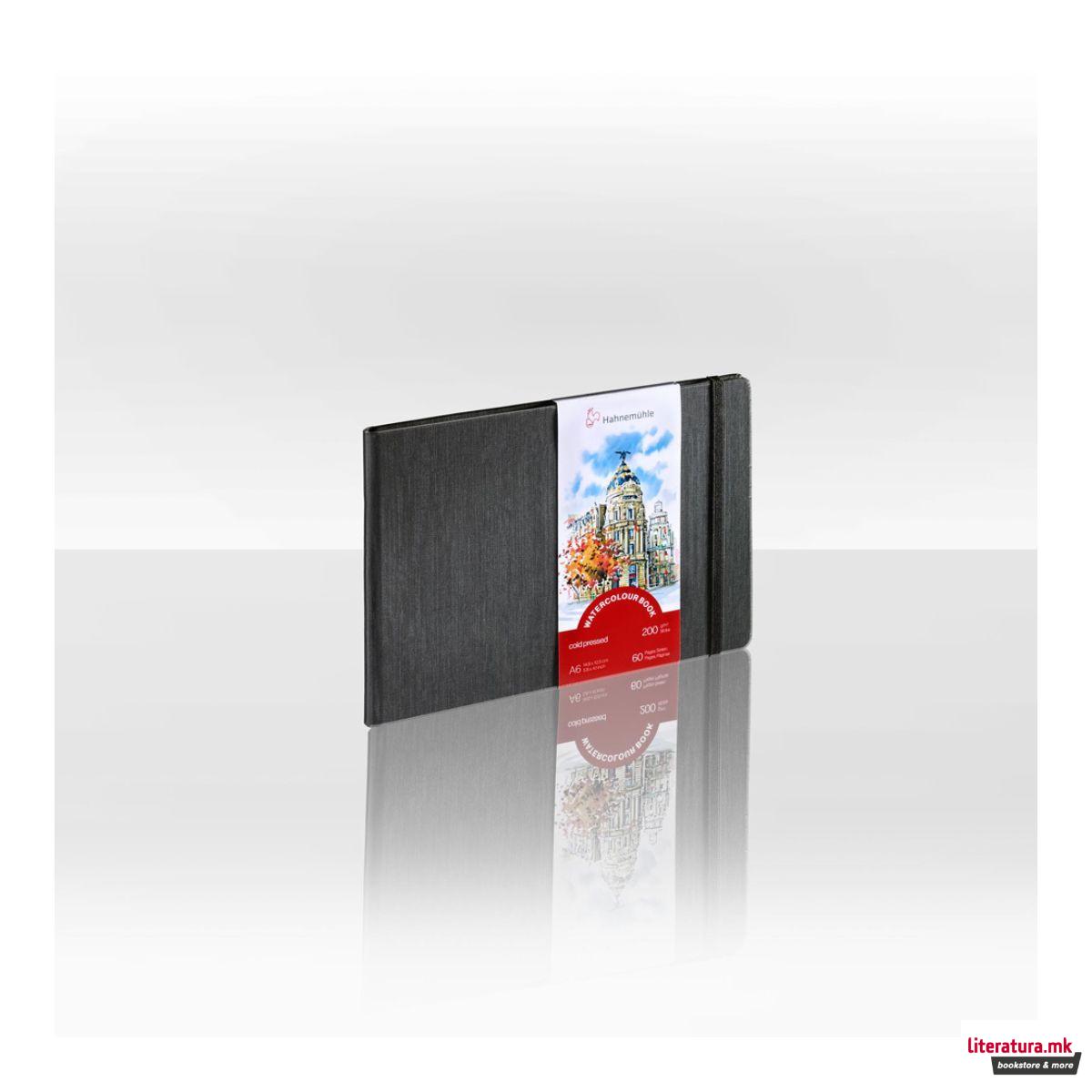 Скицник, Watercolour, 200 g/cm², A6 хоризонтален, ситно зрнест 