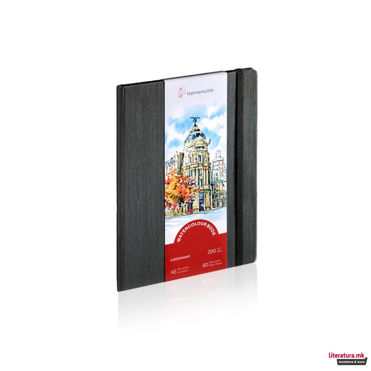 Скицник, Watercolour, 200 g/cm², А6 вертикален, ситно зрнест 