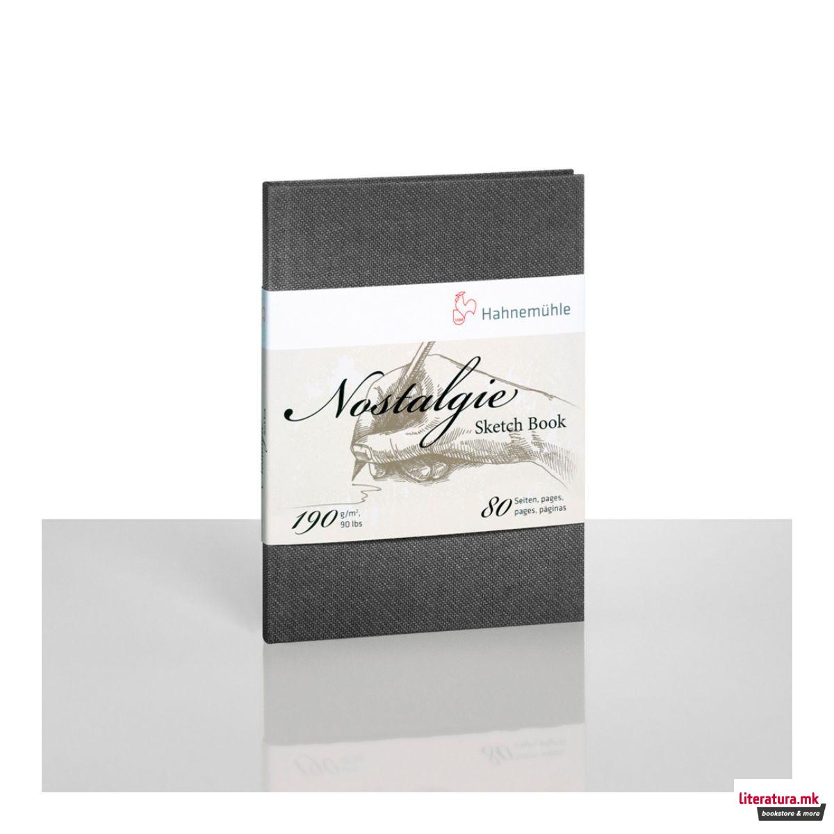 Скицник, Nostalgie, 190 g/cm², A6 вертикален 