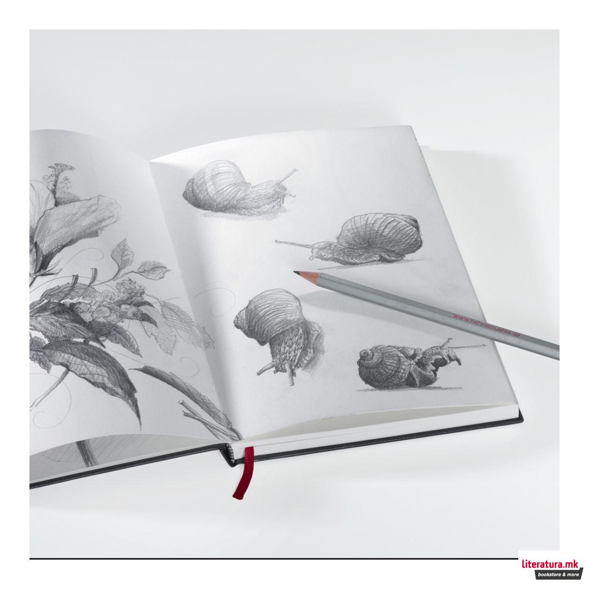 Скицник, Nostalgie, 190 g/cm², A5 хоризонтален 