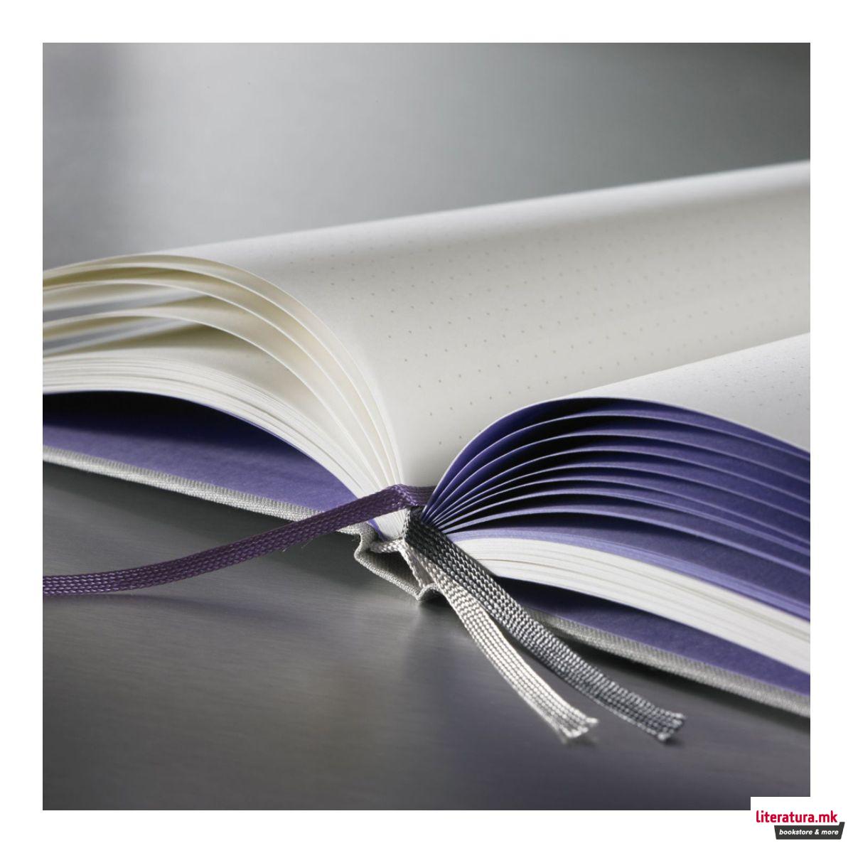 Тефтер, 1584 by Hahnemühle, А5, виолетов 