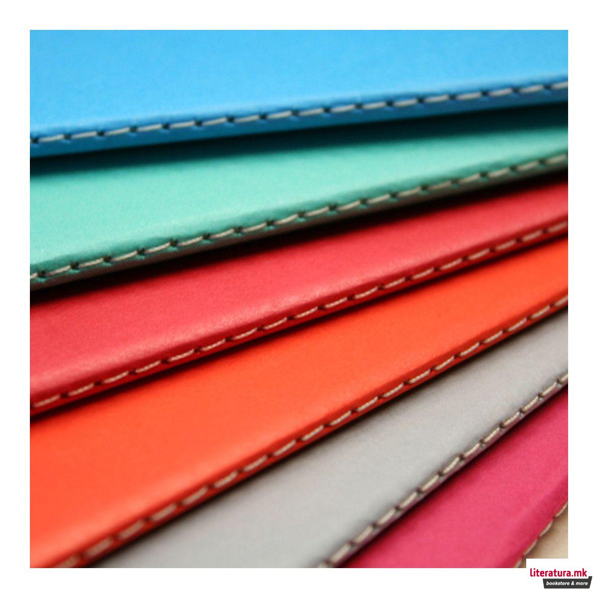 Сет од 2 буклета, Sketch & Note, 125 g/cm², A5, црвен/портокалов 