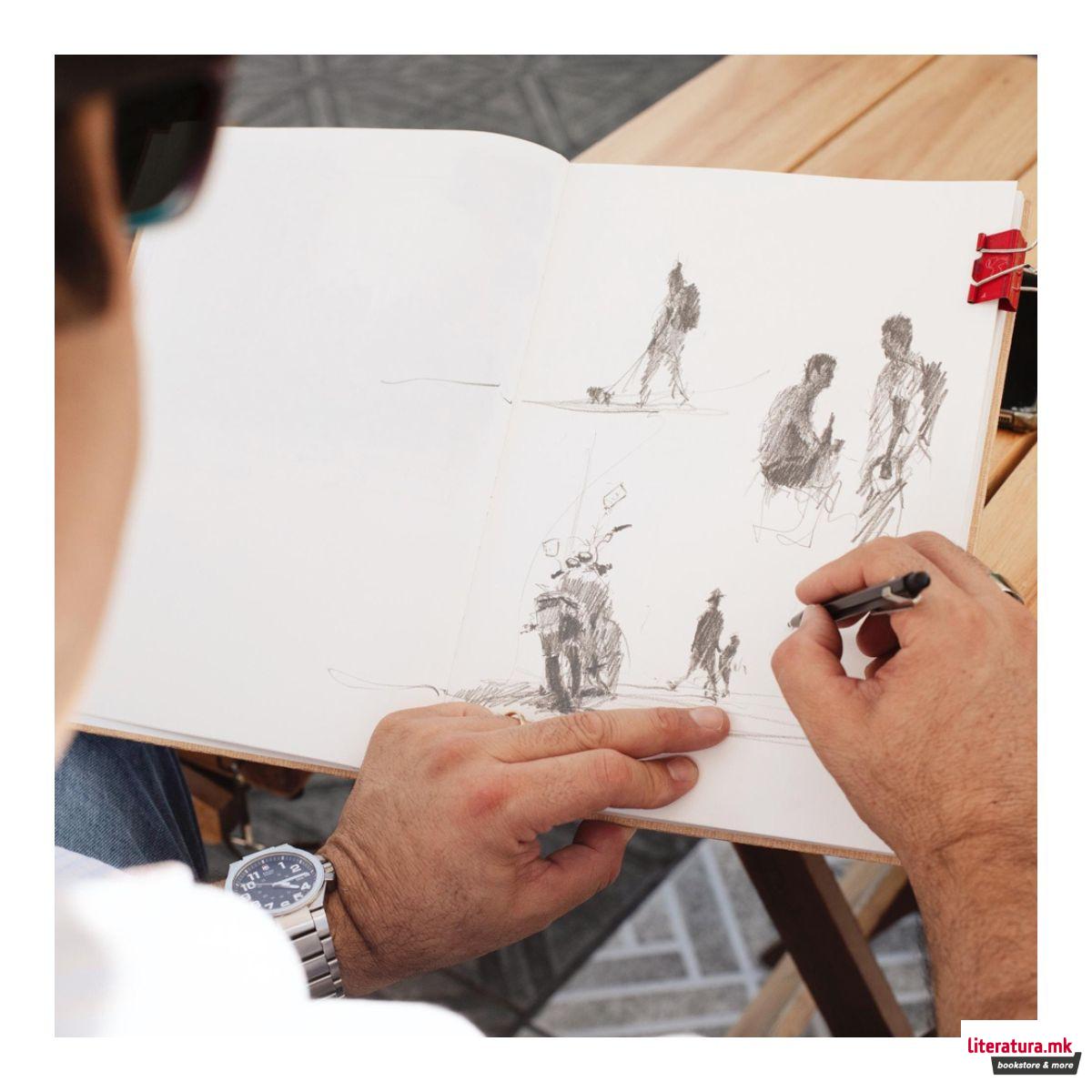 Скицник, Bamboo Sketch, 105 g/cm², А5 