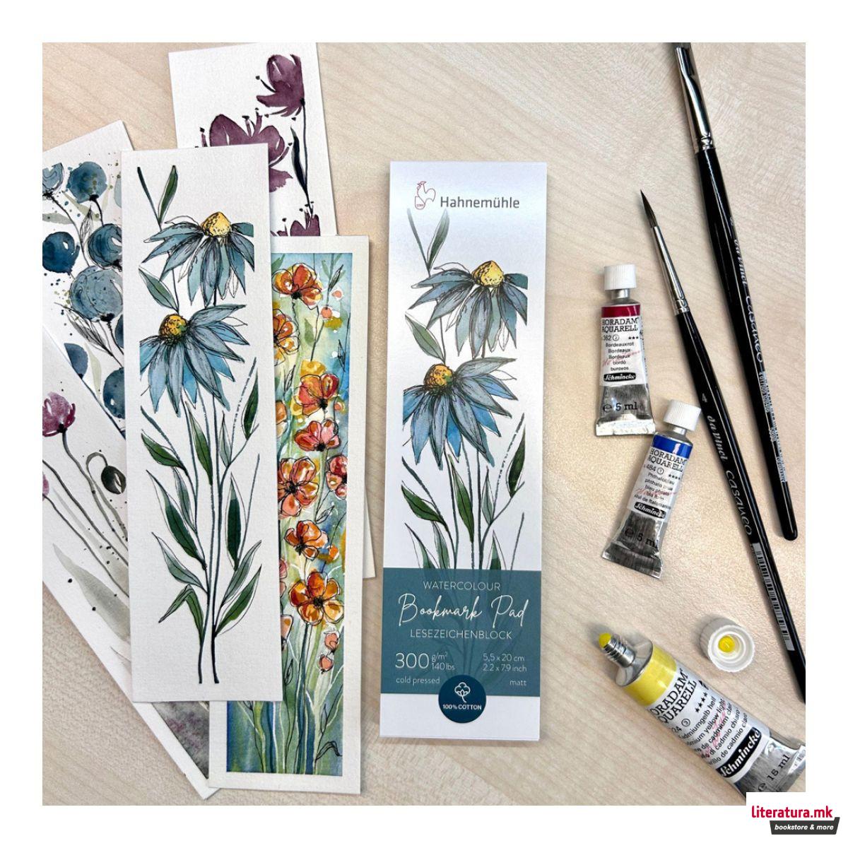 Блок - Bookmark, Expression, 300 g/cm², 5.5 x 20 cm 