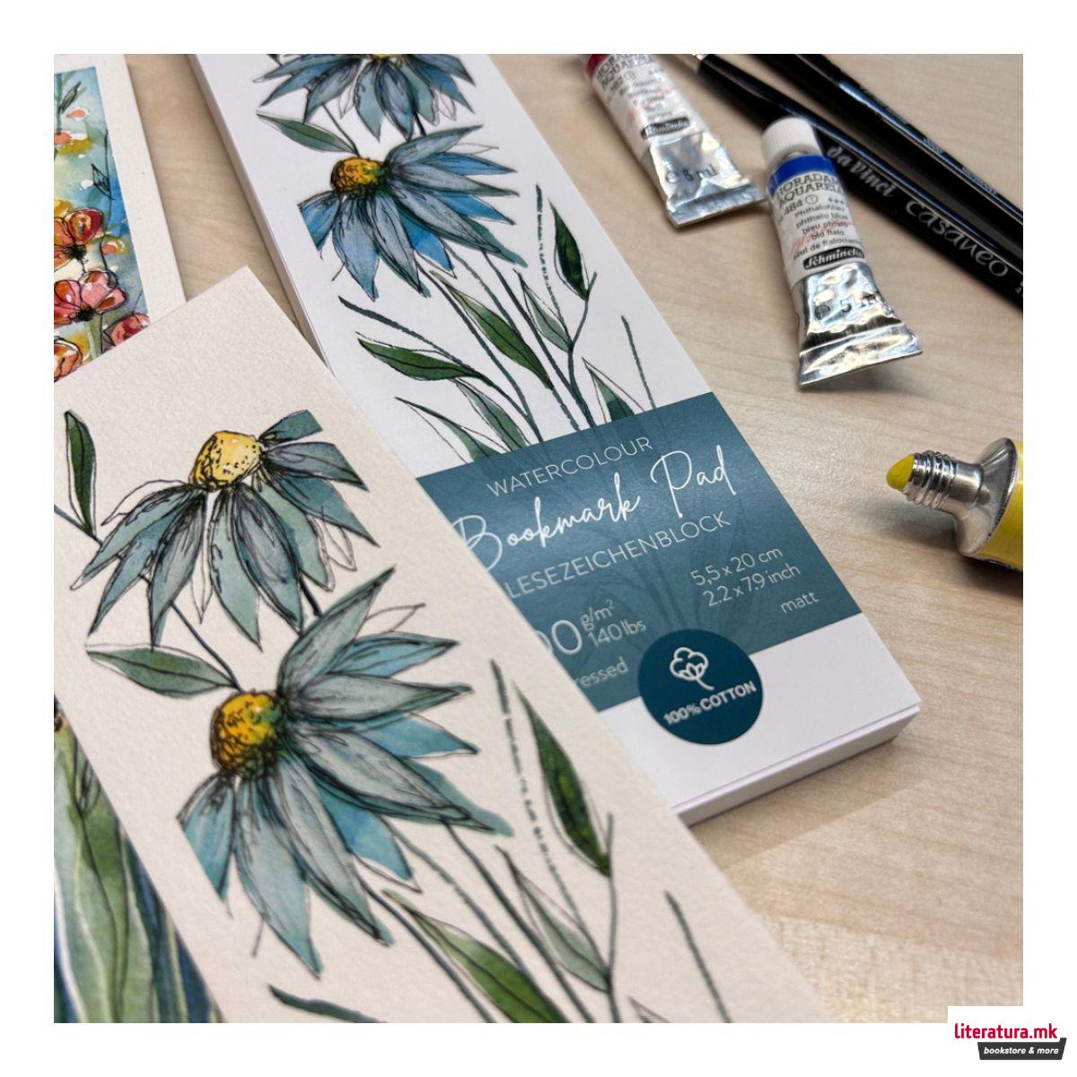 Блок - Bookmark, Expression, 300 g/cm², 5.5 x 20 cm 