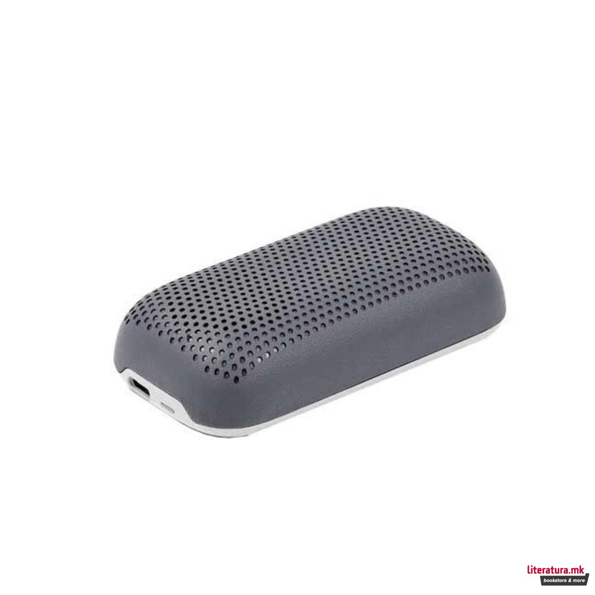 2 во 1 безжичен звучник + слушалки, SOFTPOWER, сиви 