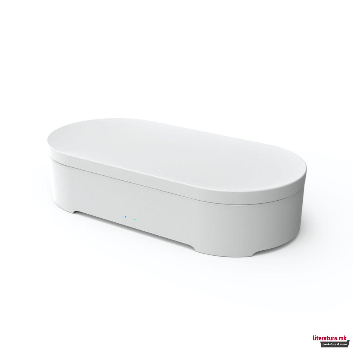 Преносен полнач со вградена UV дезинфекција, OBLIO BOX, бел 