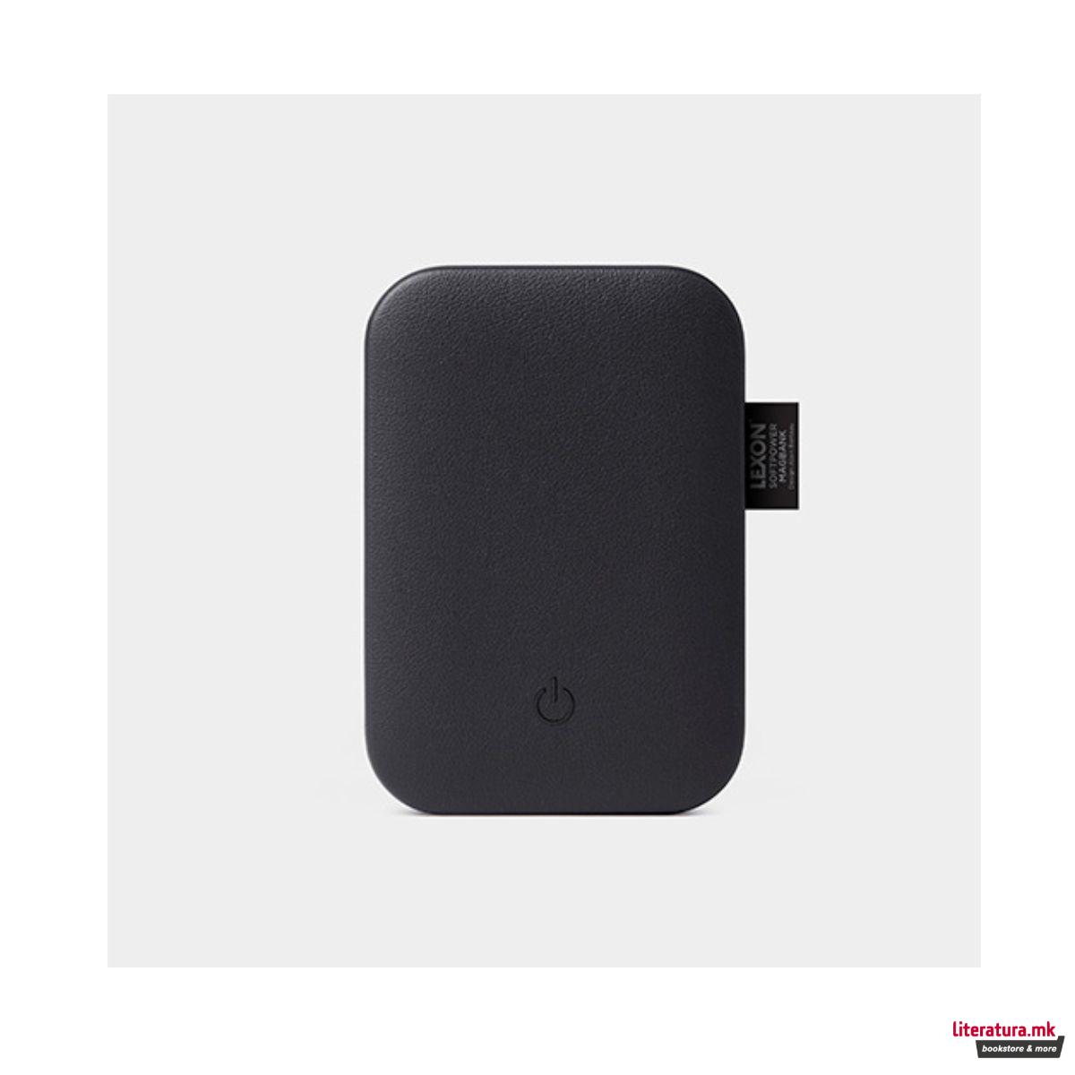 Магнетен преносен полнач, SOFTPOWER MAGBANK, црн 