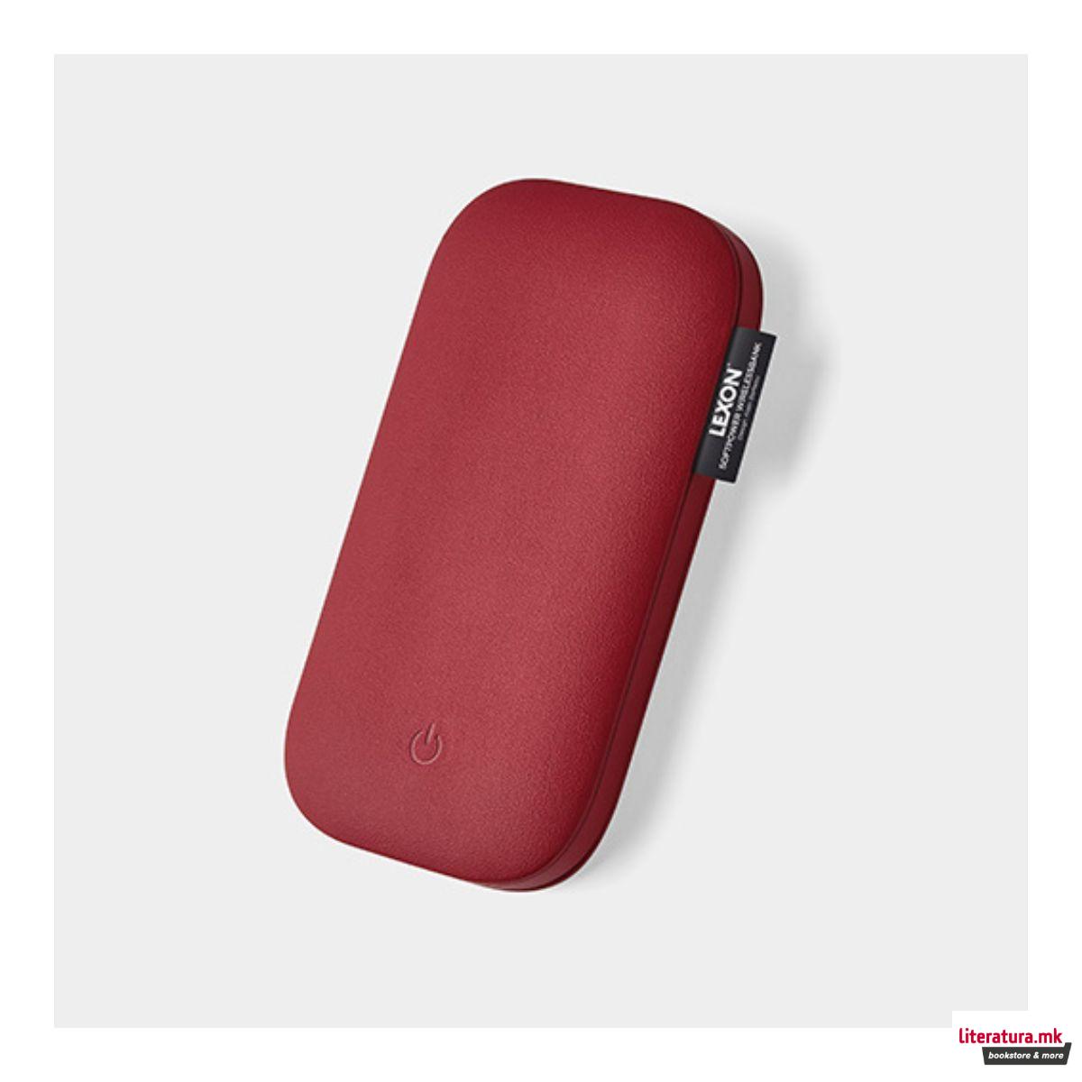 Преносен полнач, SOFTPOWER QI, црвен 