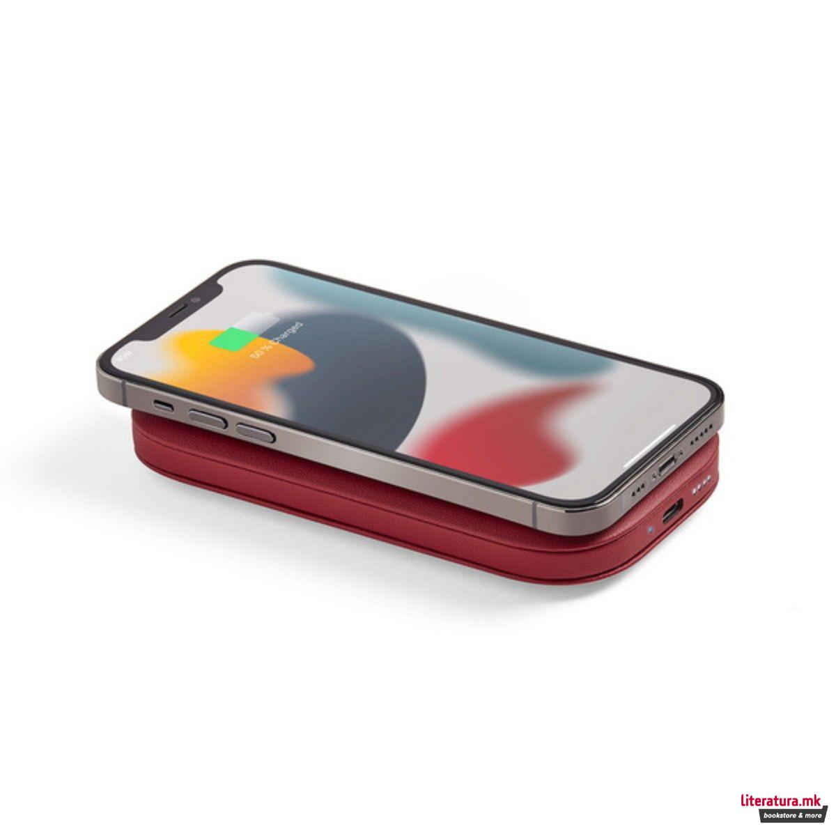 Преносен полнач, SOFTPOWER QI, црвен 