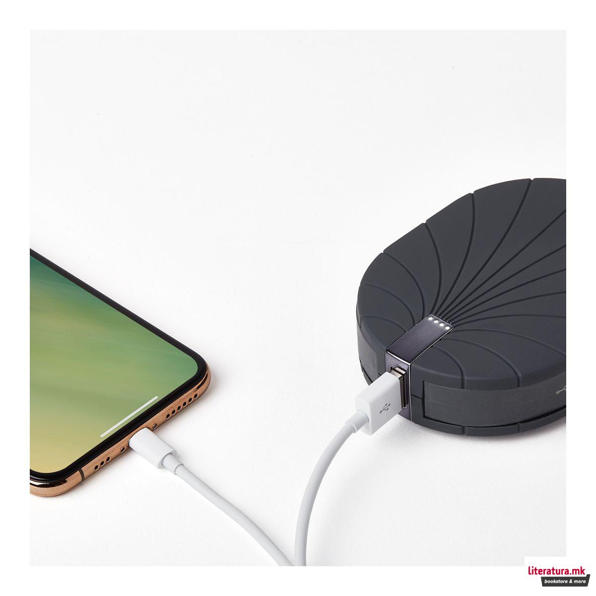 Преносен полнач, BALI - 10000 mAh, црн 