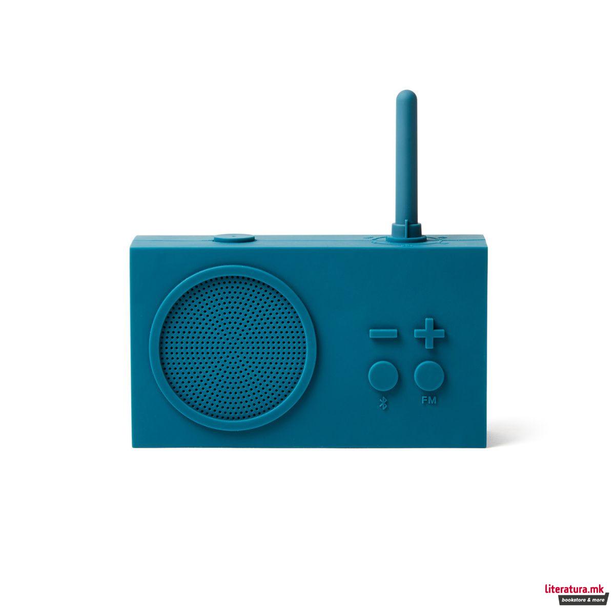 Радио/Bluetooth звучник, TYKHO 3, темносин 