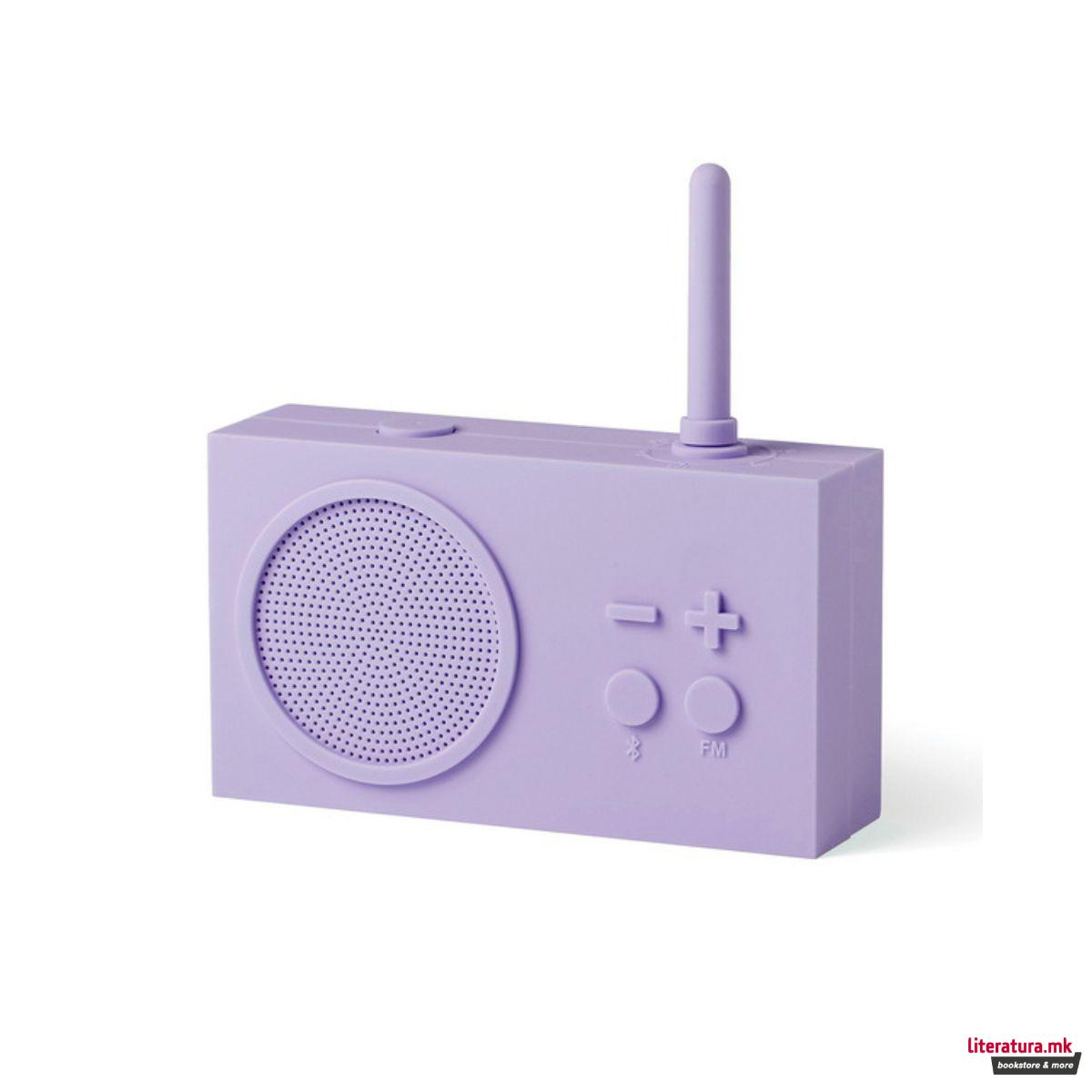 Радио/Bluetooth звучник, TYKHO 3, виолетов 