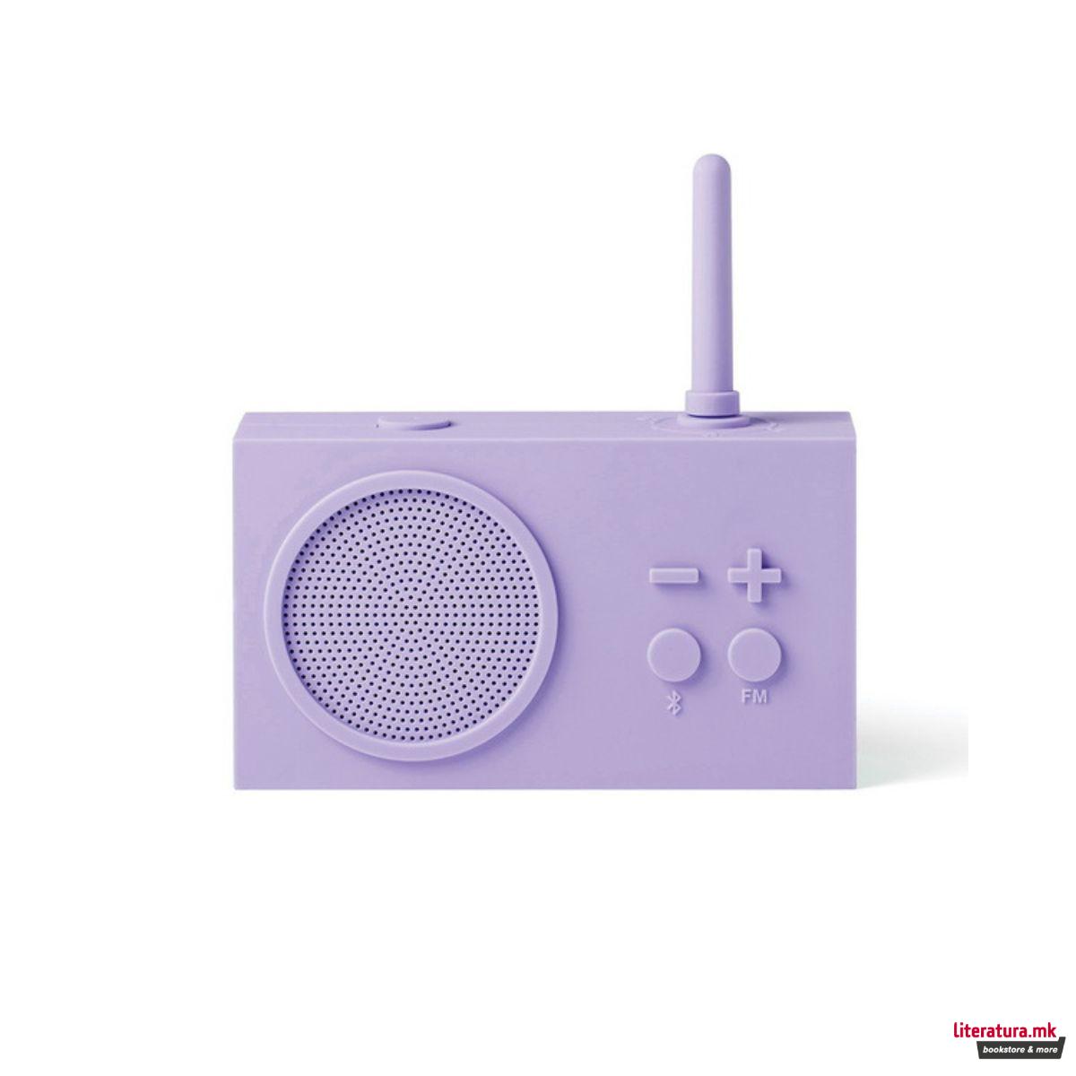 Радио/Bluetooth звучник, TYKHO 3, виолетов 