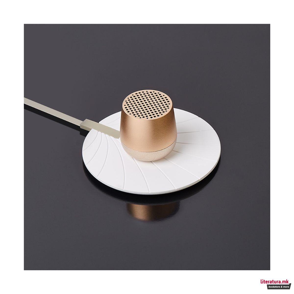 Безжичен Bluetooth звучник, MINO+, бронзен 