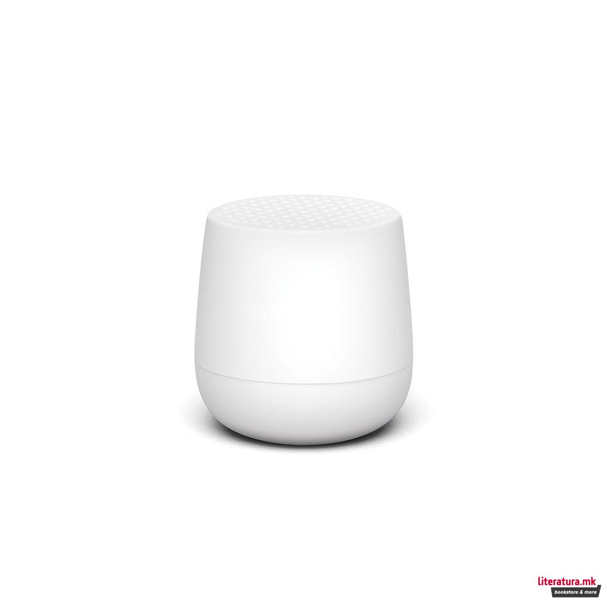 Безжичен Bluetooth звучник, MINO+ ALU, бел 