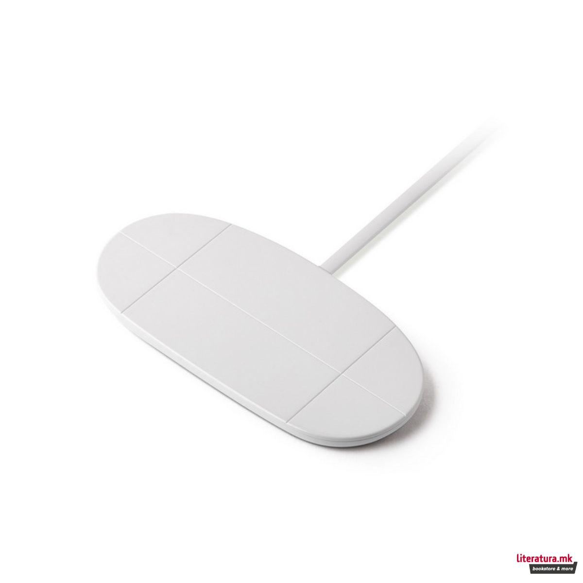 Мини преносен полнач, DUO, бел 