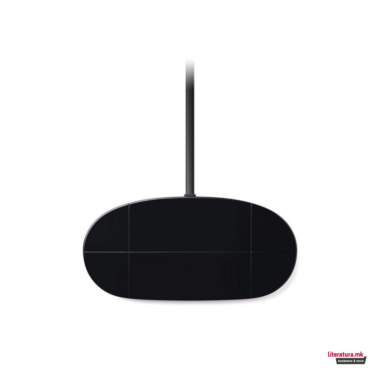 Мини преносен полнач, DUO, црн 