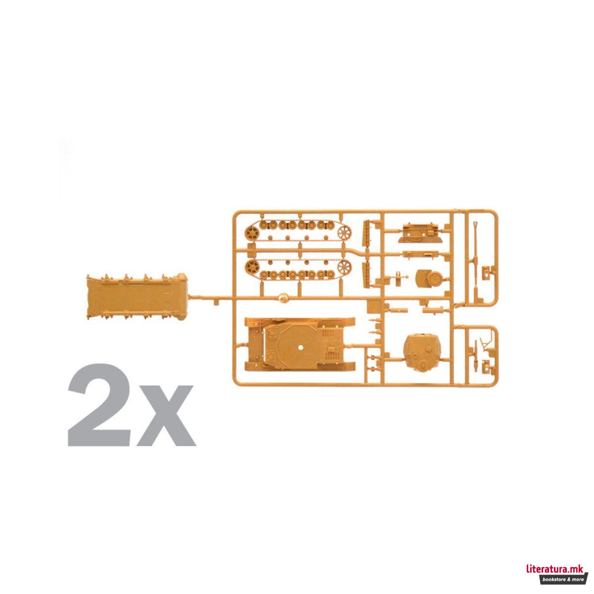 Макета, SD. Kfz. 161 Pz. Kpfw. IV Ausf.F1/F2, 1:72 