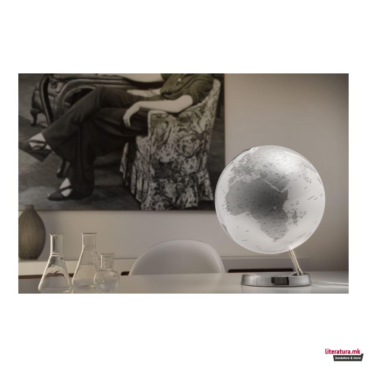 Глобус, Atmosphere Light & Color - Chrome, Ø30cm 