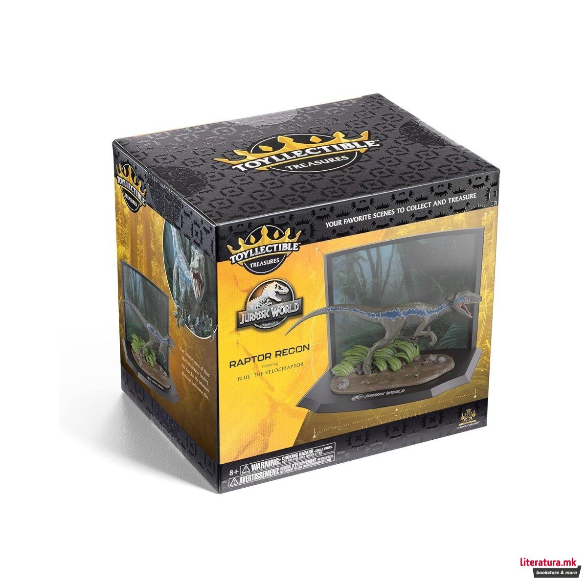 Диорама, Jurassic World Toyllectible Treasures - Blue Raptor Recon 