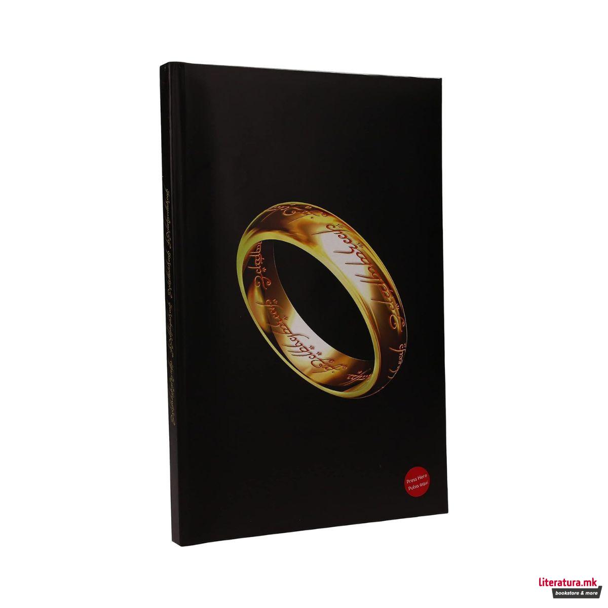 Нотес со светлечка корица, Lord of the Rings - The One Ring, A4 