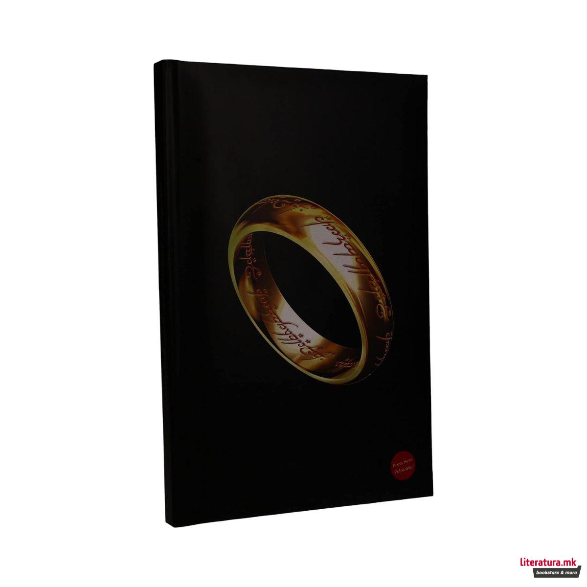 Нотес со светлечка корица, Lord of the Rings - The One Ring, A4 