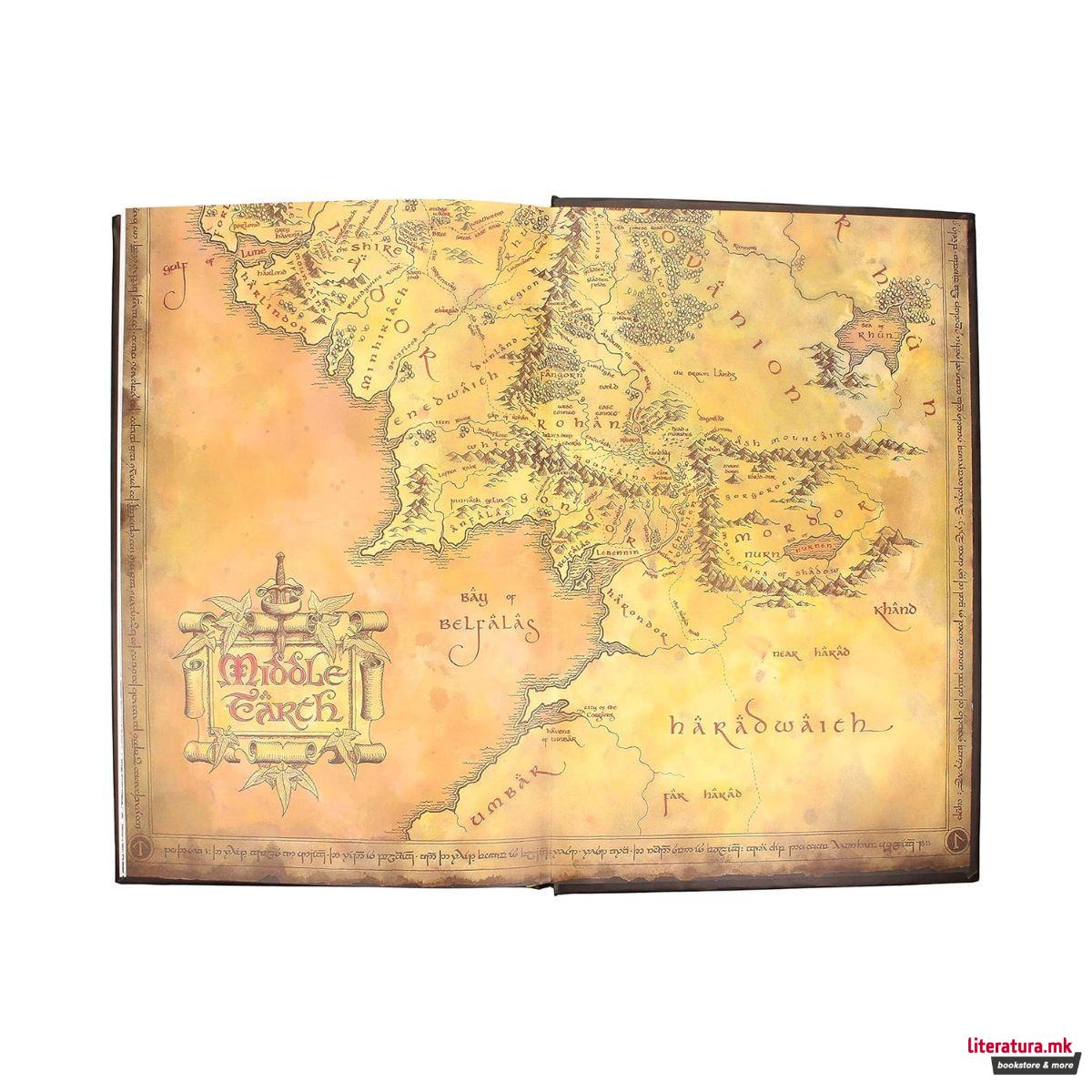 Нотес со светлечка корица, Lord of the Rings - The One Ring, A4 