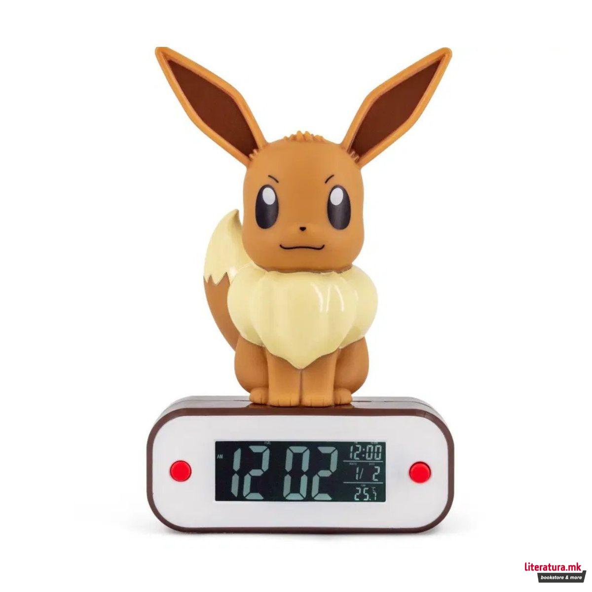 3D столна ламба-будилник, Pokemon - Eevee 