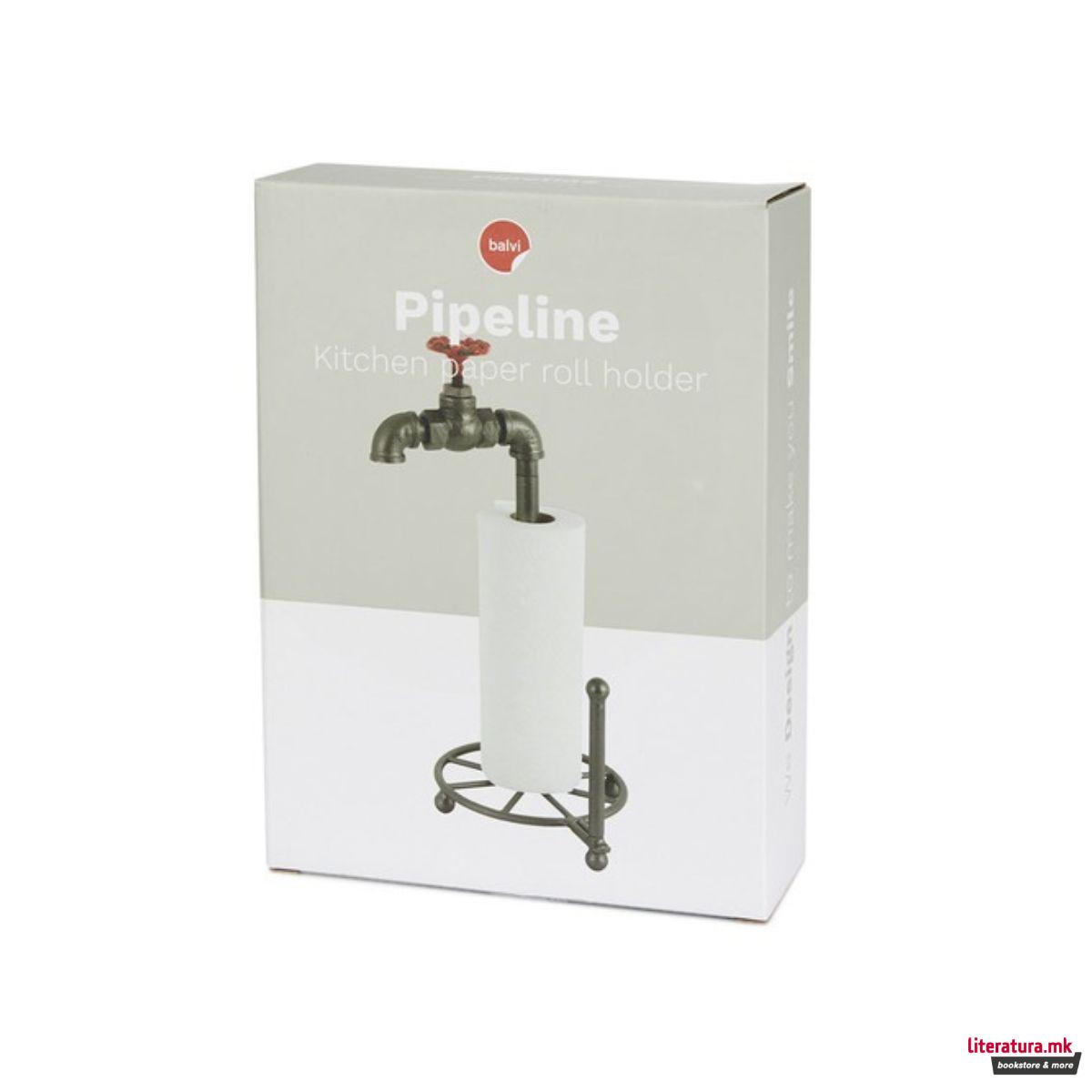 Метален држач за кујнска хартија, Pipeline 