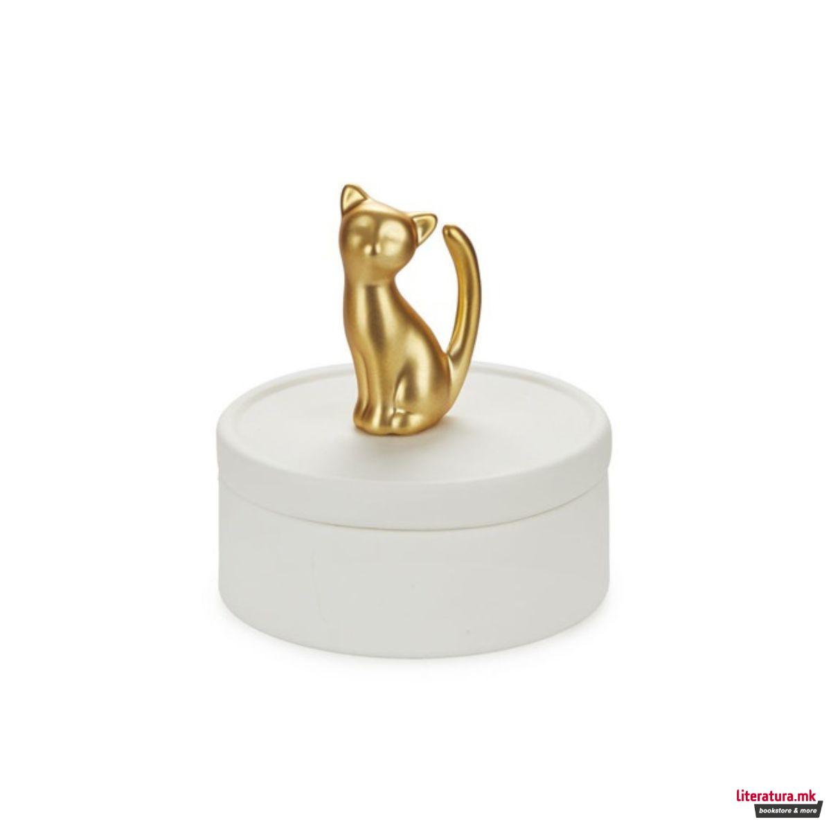 Порцеланска кутија за накит, Kitten 