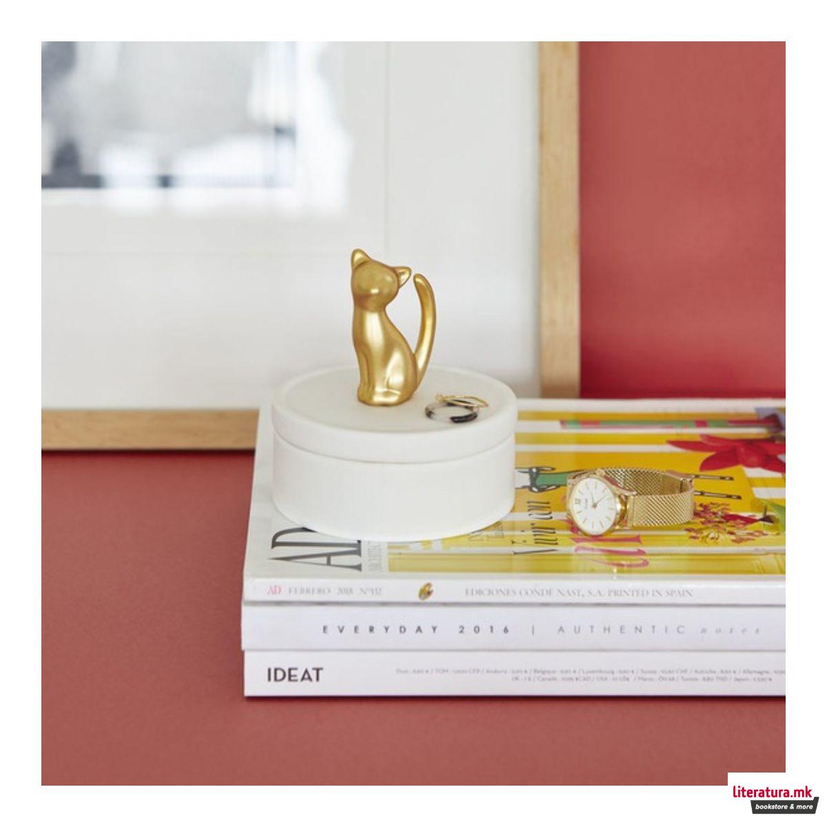 Порцеланска кутија за накит, Kitten 