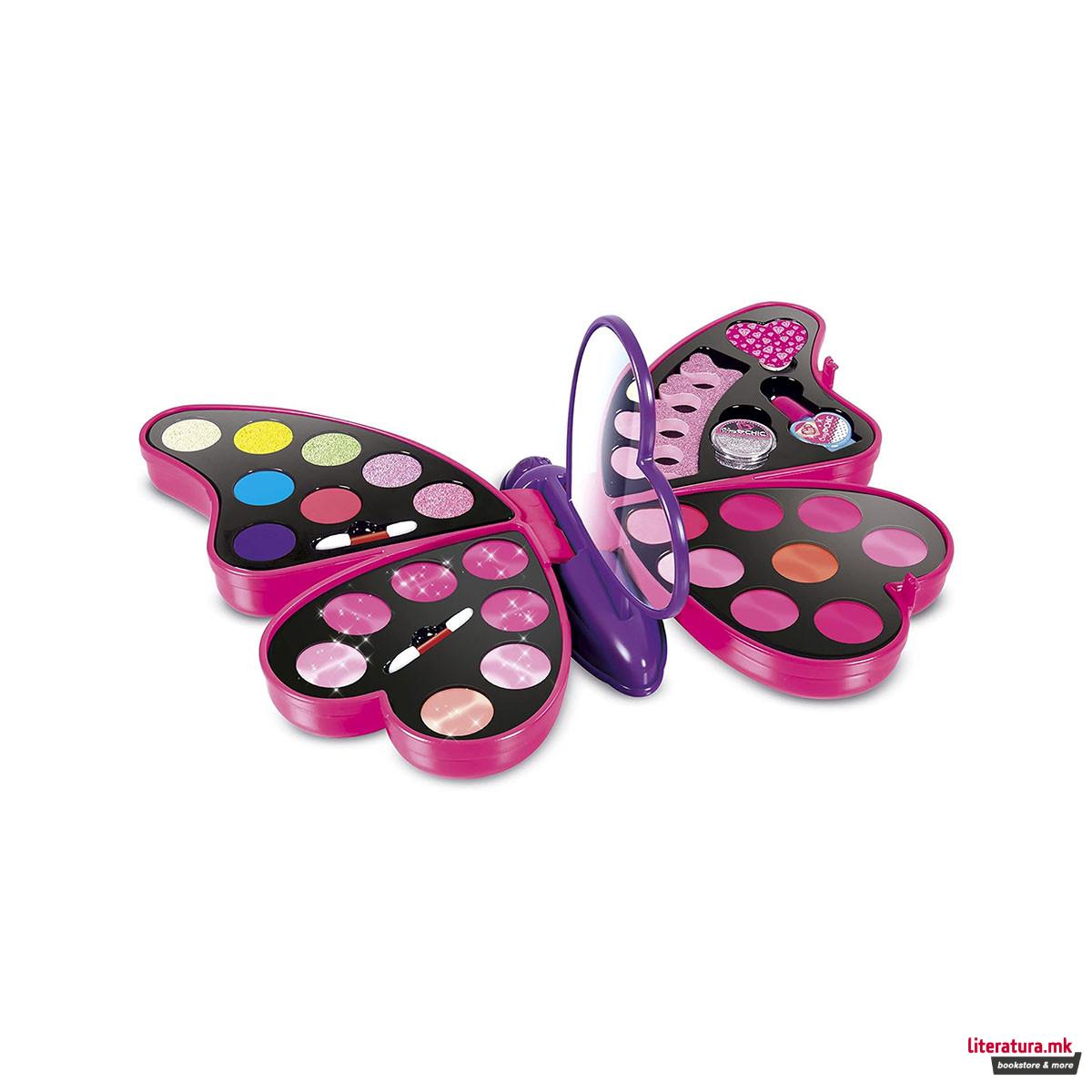Детски сет за шминка, Crazy Chic, Butterfly Beauty Set 