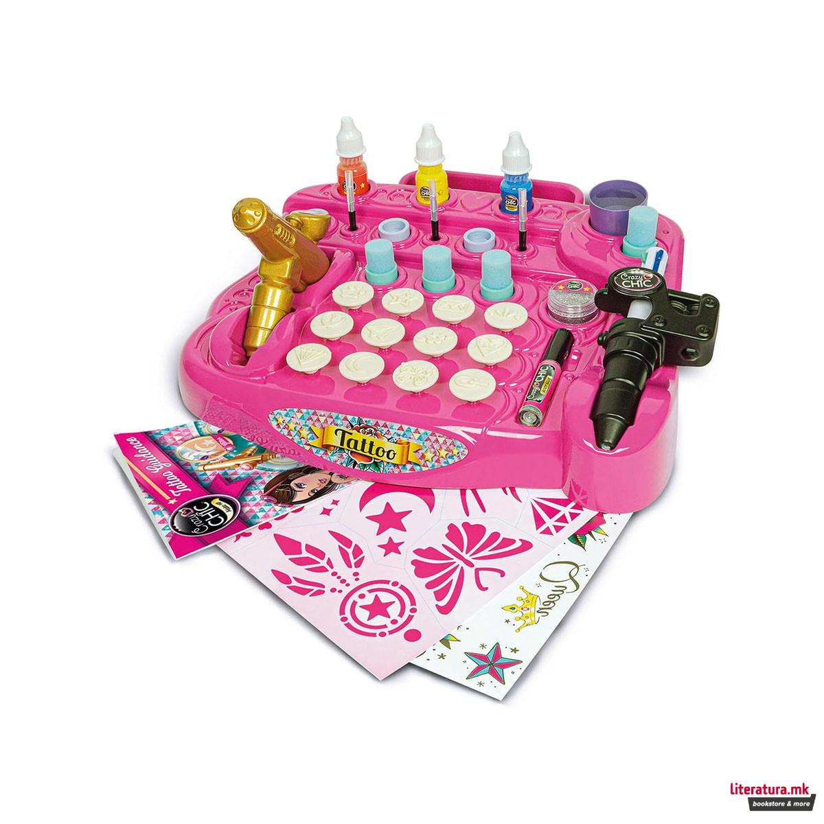 Детски сет за тетовирање, Crazy Chic - Tattoo Studio 