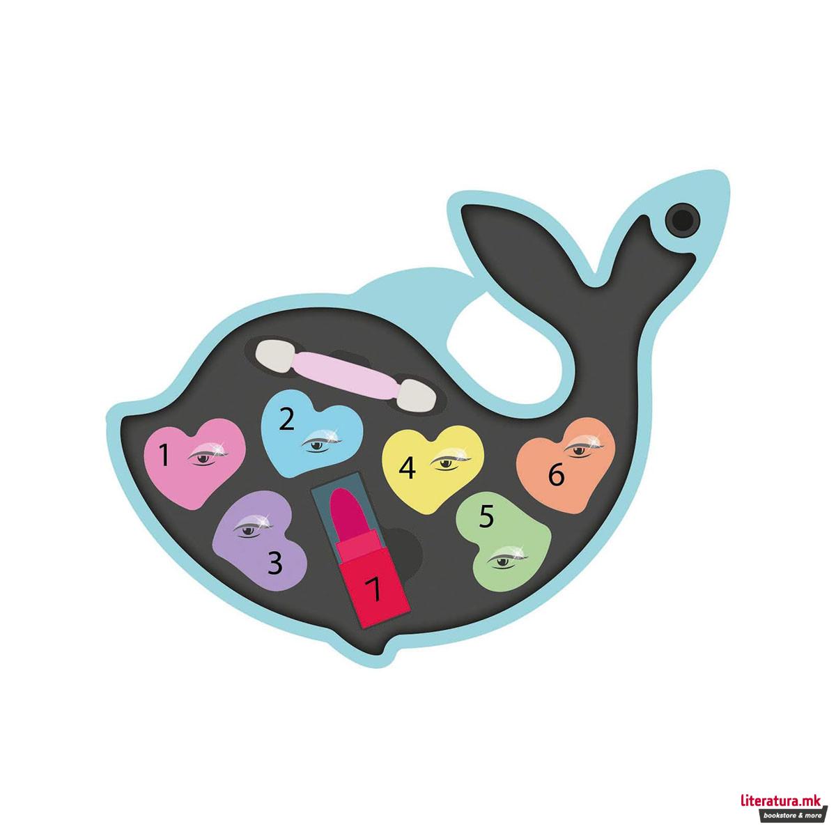 Детски сет за шминка, Crazy Chic - Lovely Make Up Dolphin 