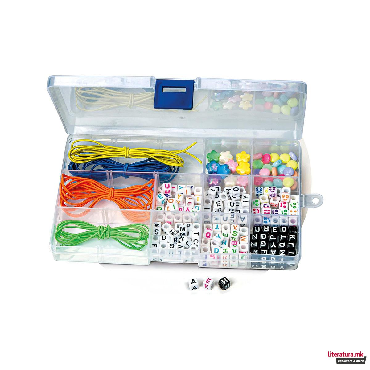 Сет за изработка на белезици, Crazy Chic - Message Bracelets 