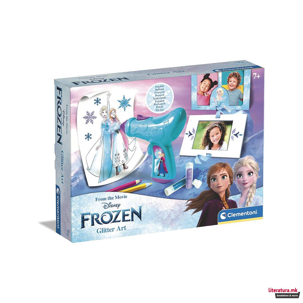 Сет за изработка со глитер, Disney: Frozen - Glitter Art 