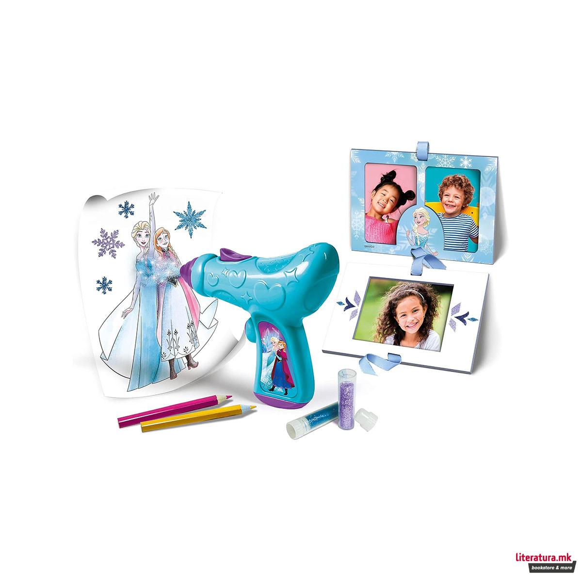 Сет за изработка со глитер, Disney: Frozen - Glitter Art 