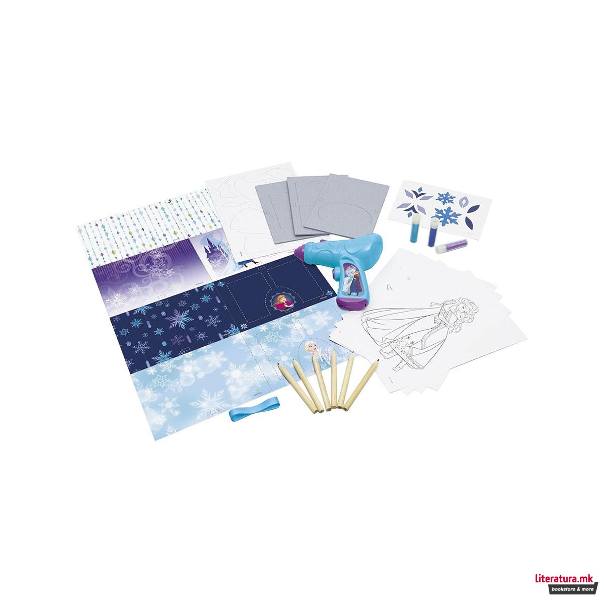 Сет за изработка со глитер, Disney: Frozen - Glitter Art 