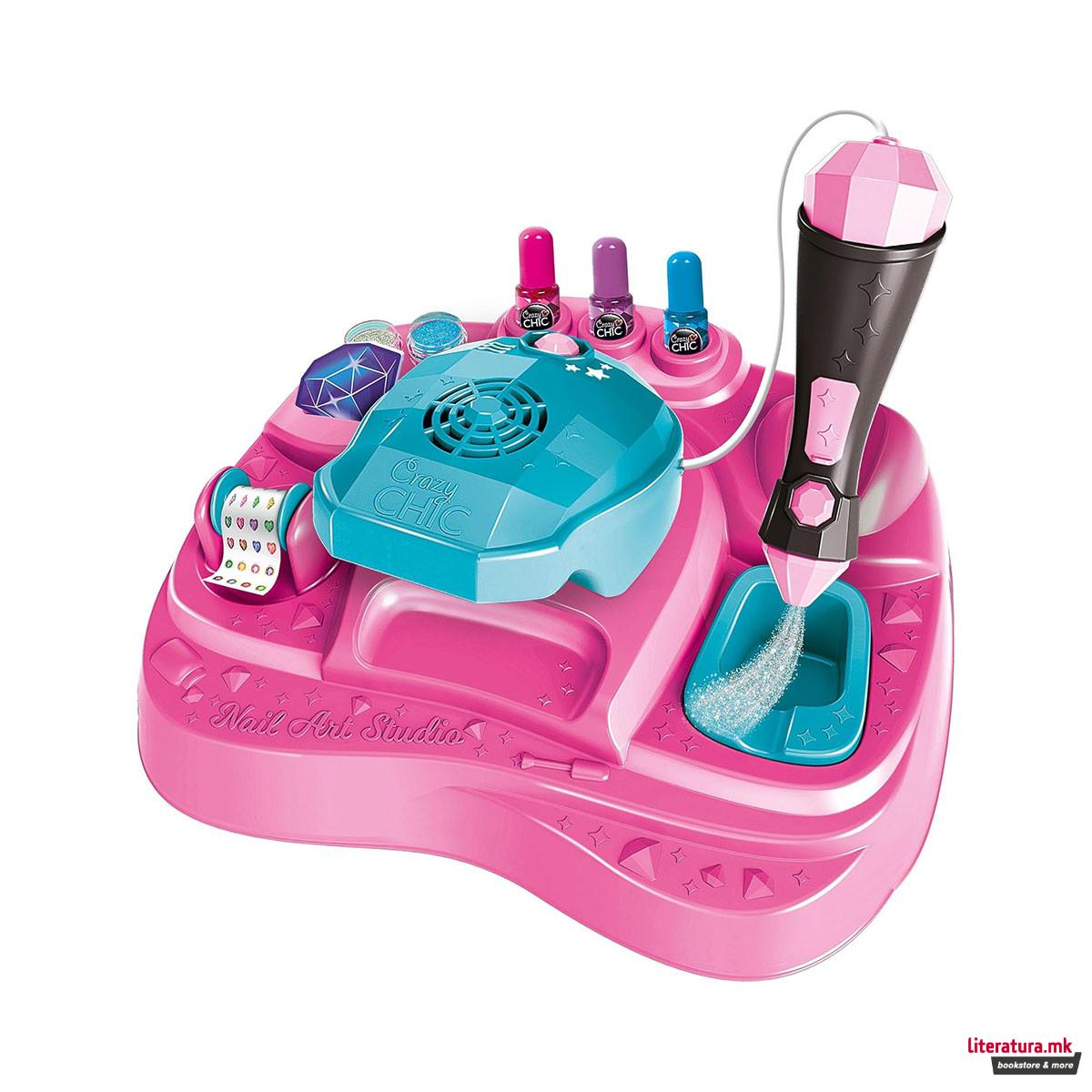 Детски сет за маникир, Crazy Chic Beauty - Nail Art Studio 