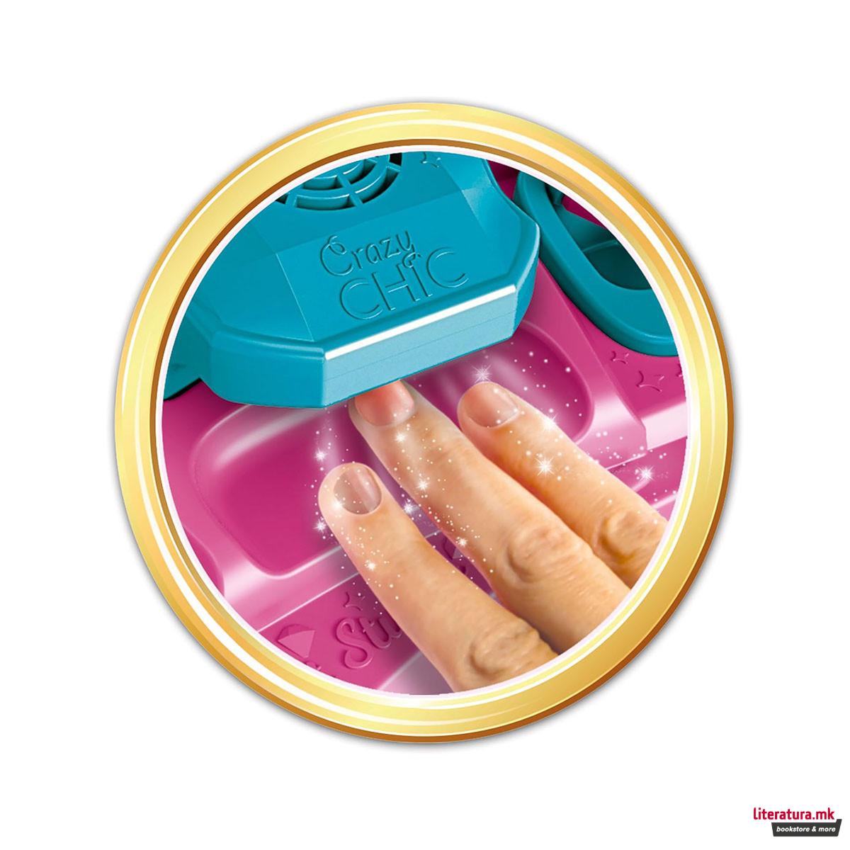 Детски сет за маникир, Crazy Chic Beauty - Nail Art Studio 