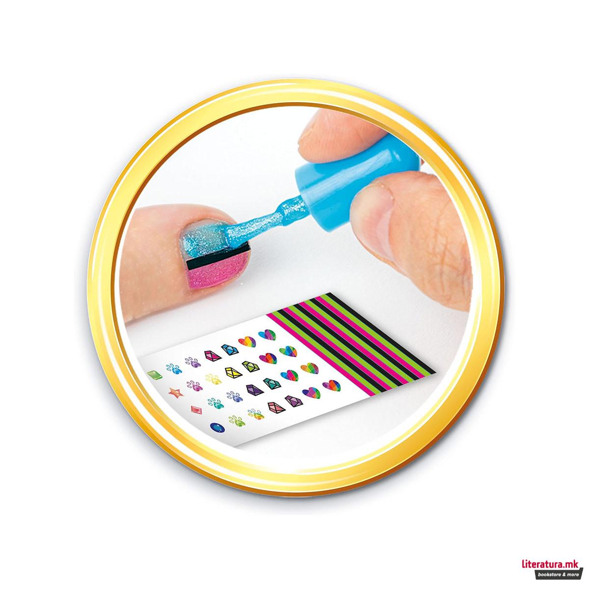 Детски сет за маникир, Crazy Chic Beauty - Nail Art Studio 