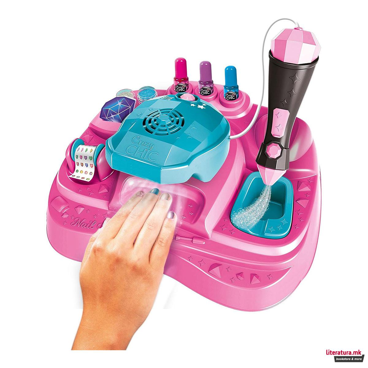 Детски сет за маникир, Crazy Chic Beauty - Nail Art Studio 
