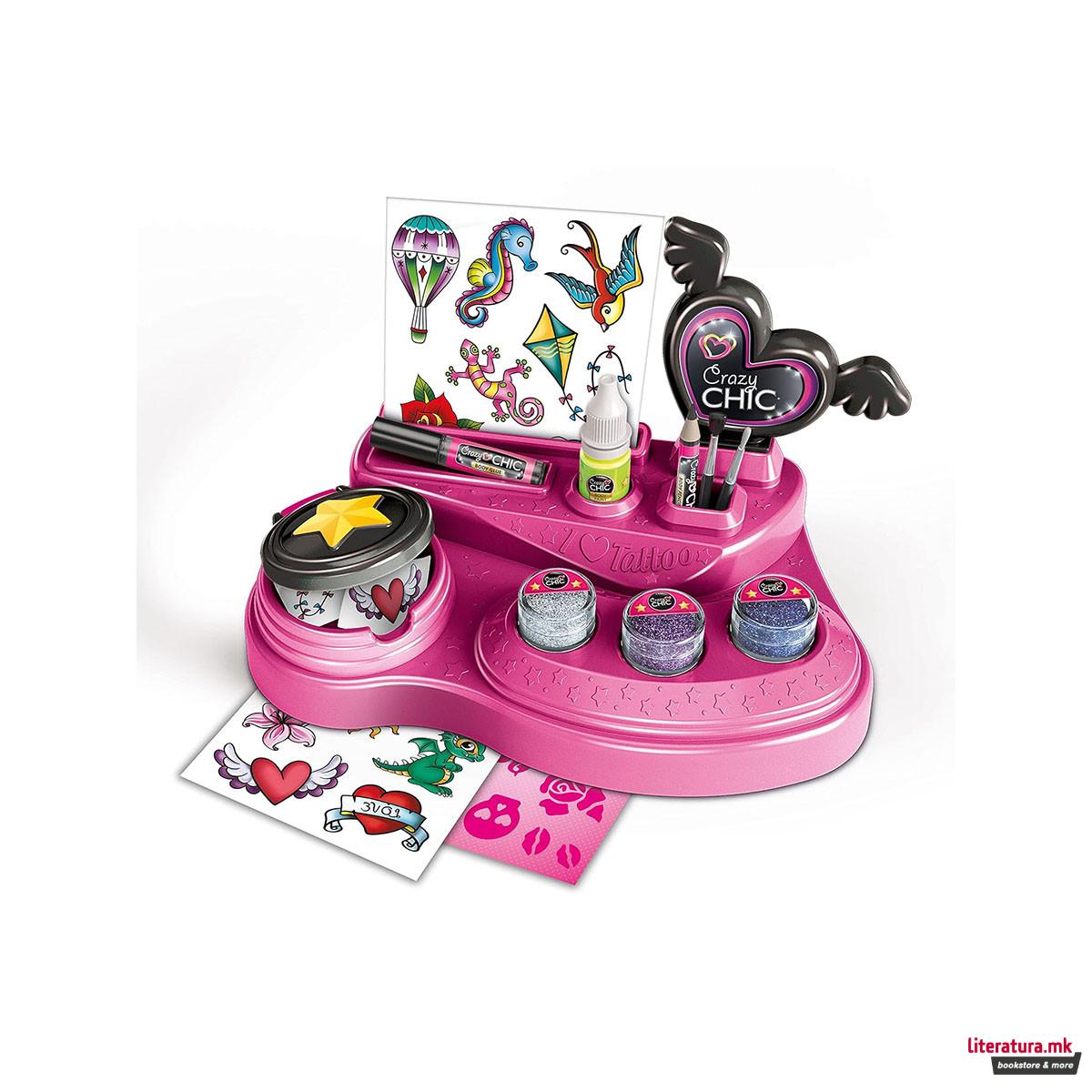 Детски сет за тетовирање, Crazy Chic Beauty - Crazy Tattoo 