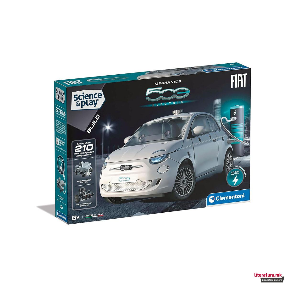 СТЕМ сет, Science&Play: Build - Mechanics: Fiat 500 Electric 