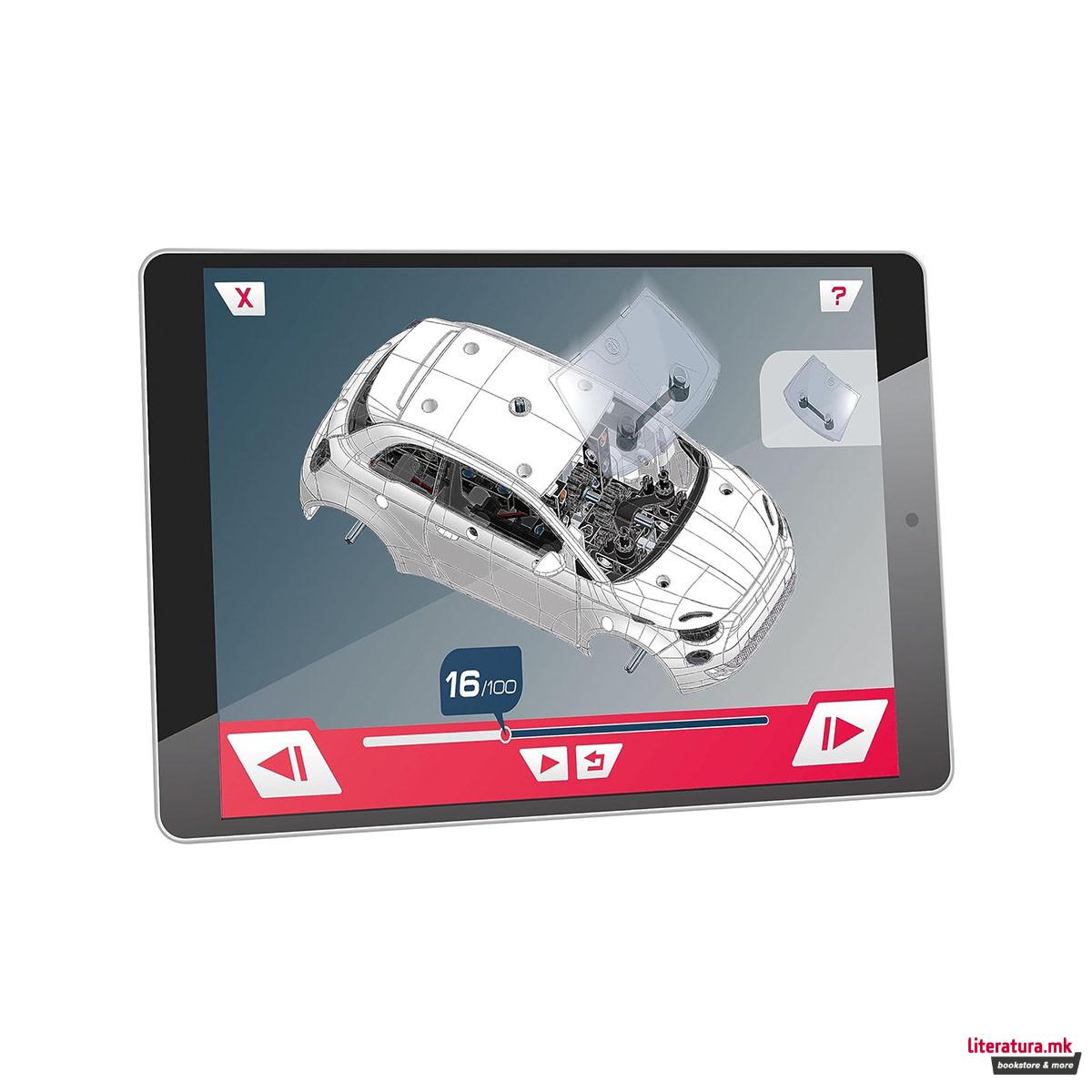 СТЕМ сет, Science&Play: Build - Mechanics: Fiat 500 Electric 