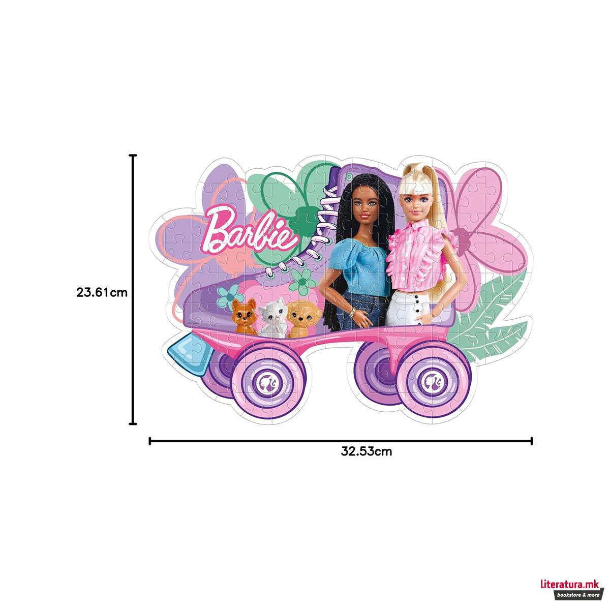 Сложувалка, Supercolor Puzzle: Barbie 3, 104 парчиња 