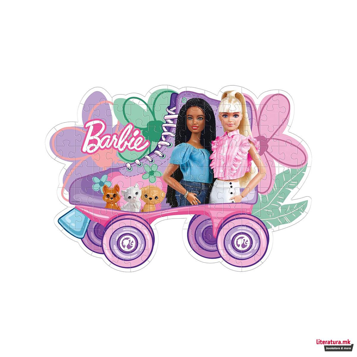 Сложувалка, Supercolor Puzzle: Barbie 3, 104 парчиња 